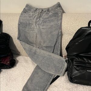 Diesel Black and Gray Patterned Jeans